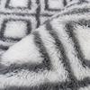 Shaggy Living Room Rug DECOR Non-slip Soft Fluffy Fashionable 120x170 White Cube