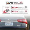 AHX1 Aluminum Car Emblem Sticker Auto Body Trunk Decoration Accessories For KIA Ceed Sportage Rio Optima Proceed Cerato Venga Forte
