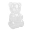 Large Plastic Bear Container Jar Clear Bear Gift Box Dispenser Fillable Candy Box for Birthday Party Favors