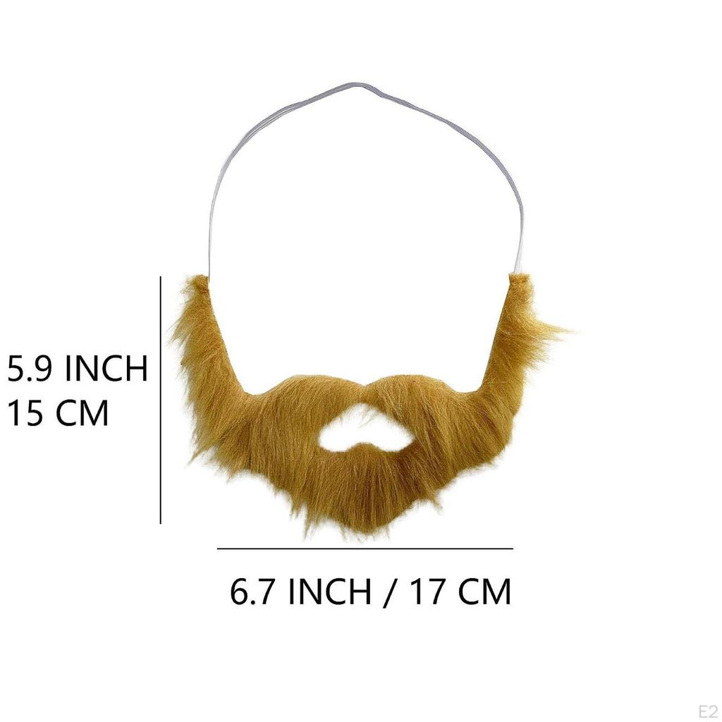 Fake Beard Costume Whisker Mustache for Masquerade Carnival Festive