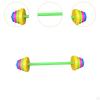 2 Pack Children Dumbbells for Workout Activities Ages 3+