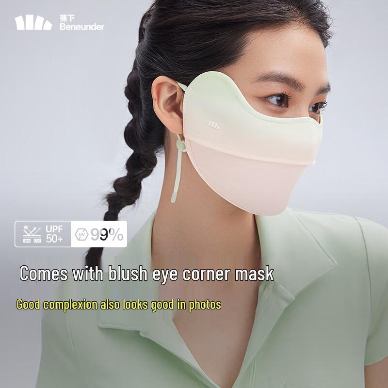 

Beneunder Women s Cool-Feel UV Protection Blush Eye-Corner Mask AL33424