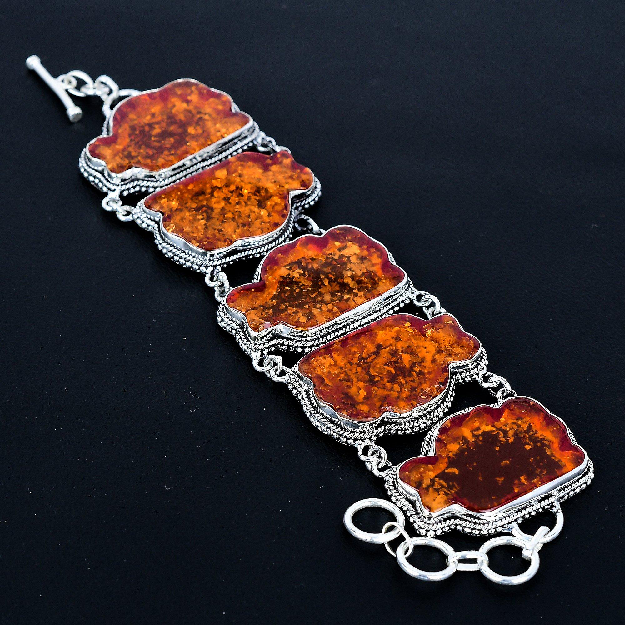 

Браслет з балтійського бурштину зі срібла 925 проби, браслет ручної роботи, срібні прикраси, браслет з балтійського бурштину з дорогоцінного каміння, подарунок на будь-яку подію для неї 8 помаранчевий