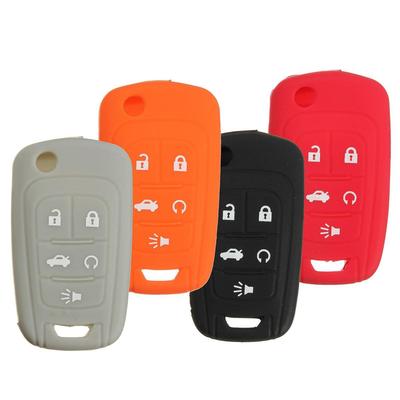 5 Button Silicone Remote Key Keyless Case Cover Protector For Chevrolet Camaro