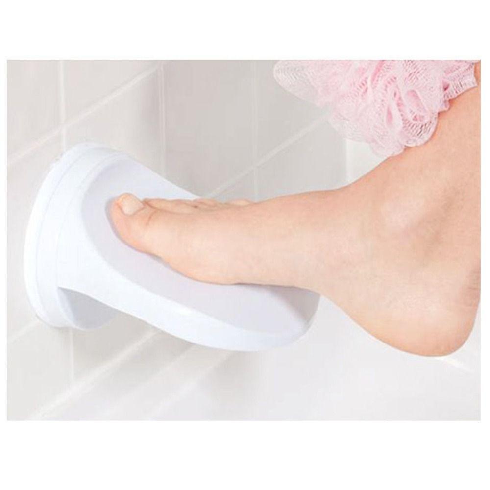 Suction Cup Shower Foot Rest Grip Holder Leg Shaving Footrest Ergonomic Shower Step Wash Feet