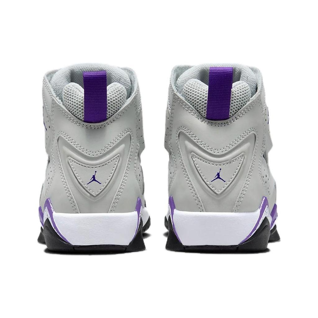 Air Jordan Jordan True Flight GS Base Grey Purple Venom Kids Sneakers Light-Base-Grey White Black 343795-052