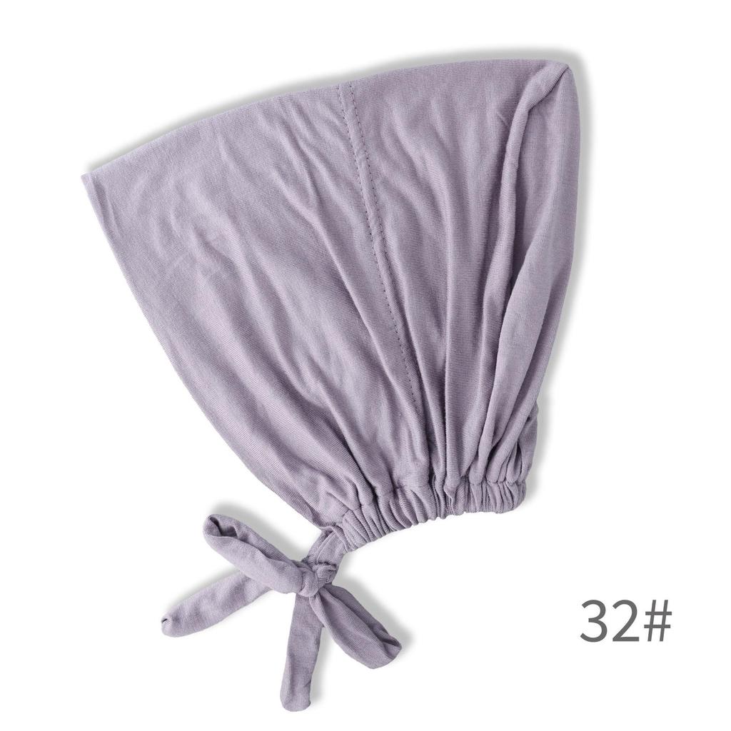 Premium Mercerized Cotton Adjustable Elastic Hair Cover Cap