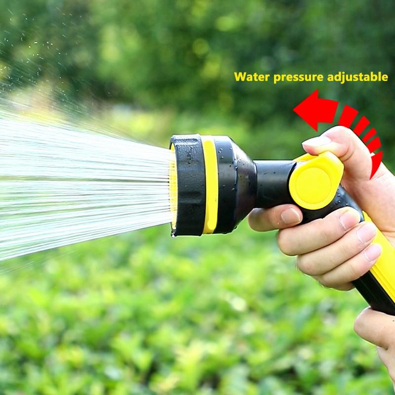 

Garden Watering Hose Nozzle Set Adjustable Spray Head with Multiple Patterns for Lawn Plant Watering and Garden Irrigation Tool One Size жовтий