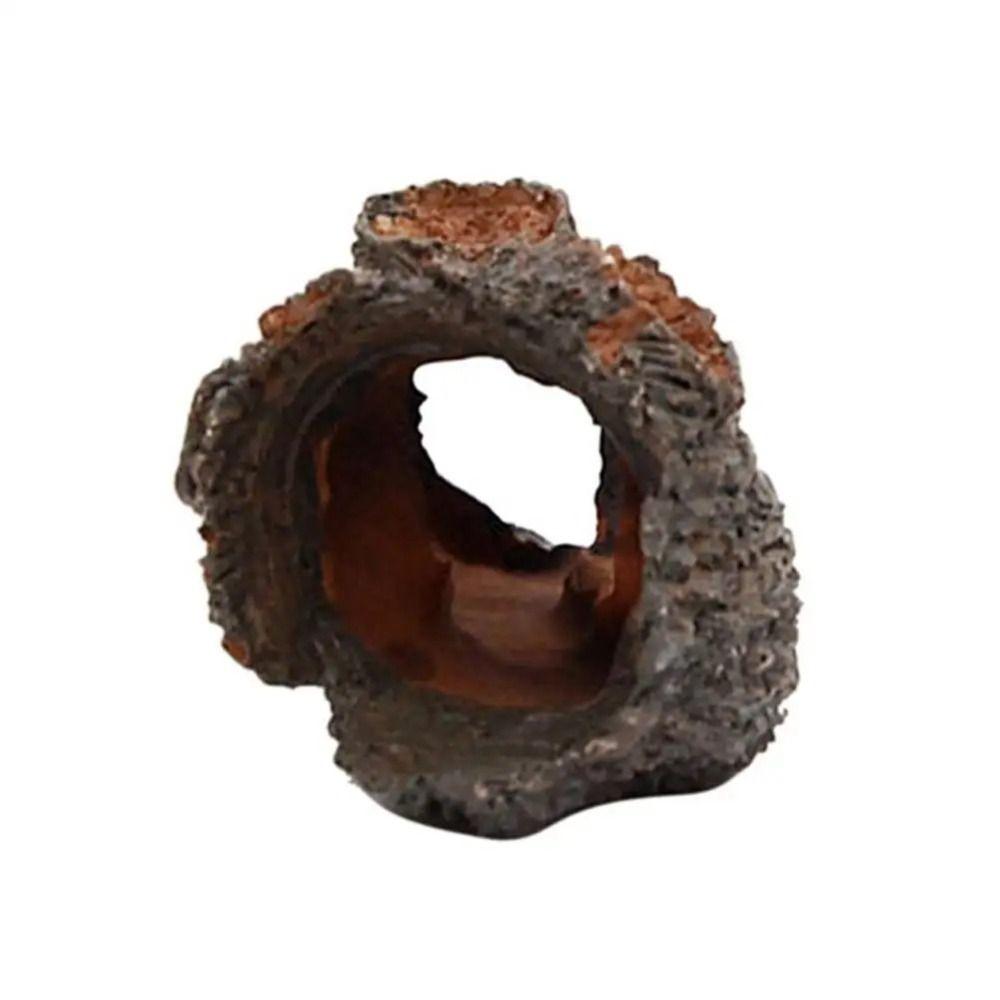 Tree Bark Hollow Tree Tunnel Resin Hollow Tree Trunk Fishbowl Accessories Reptiles Cave  Fish