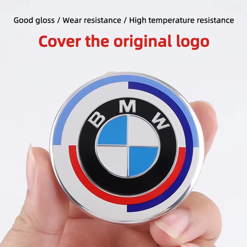 1 STÜCK 45mm Auto Lenkradabdeckung Aufkleber Emblem Logo Für BMW M E39 E46 E60 E90 F10 F20 F30 G20 G30 E87 E53 F15 Zubehör