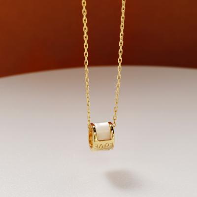 925 Sterling Zilveren Ketting Dames All-match Ins Stijl Sieraden Niche Design Lichte Luxe Sleutelbeenketting