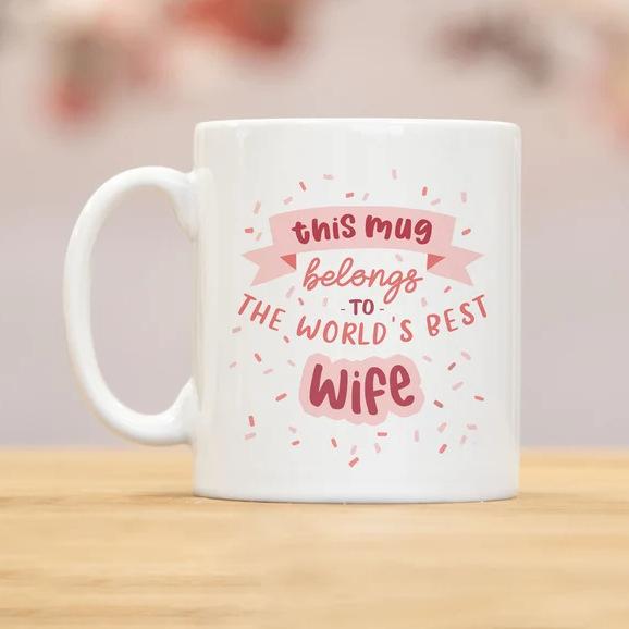 Valentine's Day Ceramic Coffee Mug Water Cup