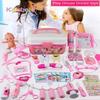 Doctor Play Set for Kid Medical Kit Pretend Play Dentist Toy Nurse Role Play with Stethoscope Educational Learning Gift for Kids
