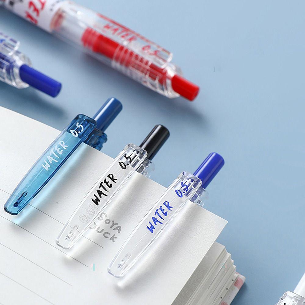Ballpoint Pen Quick Drying Pet Bottle Neutral Pen Double Bead Tip Writing Tool School Office Supplies