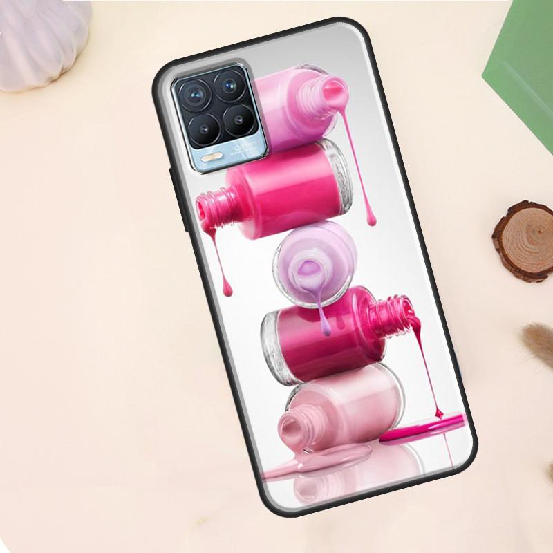 Schöne Nagellack-Emaille-Farbhülle Für Realme C63 C61 C65 C67 C75 C55 C51 C53 C35 C71 11 12 13 14 15 Pro Plus GT6 GT7 Pro