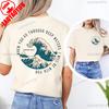 Religious Shirt When You Go Through Deep Waters I Will Be With You Christian  Loose Roundneck Tshirt Bible Verse Faith Tops