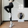 Women High Waist Yoga Leggings With Double Side Pockets High-Stretch Biker Shorts Shark Pants Plus Size Workout Leggings For Summer