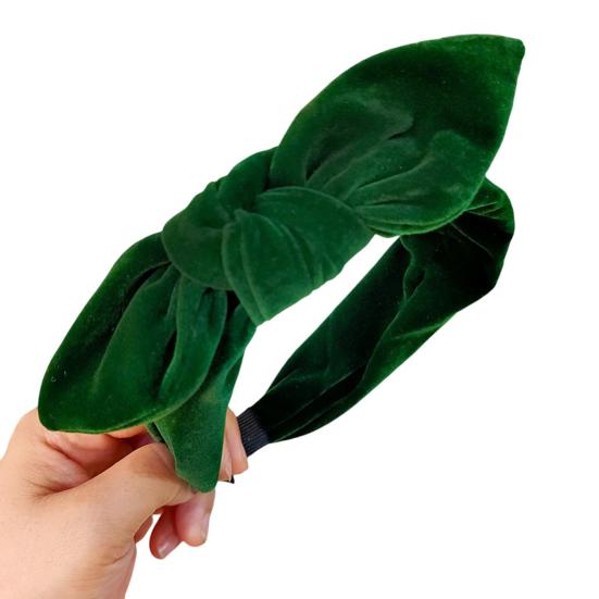 Hair Band Beautiful Rabbit Ears Comfortable Touch Pure Color Bowknot Female Head Accessories