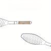 1Pc Barbecue Fish Grill Basket Stainless Steel Wired with Handle Outdoor Kitchen BBQ Tool for Camping
