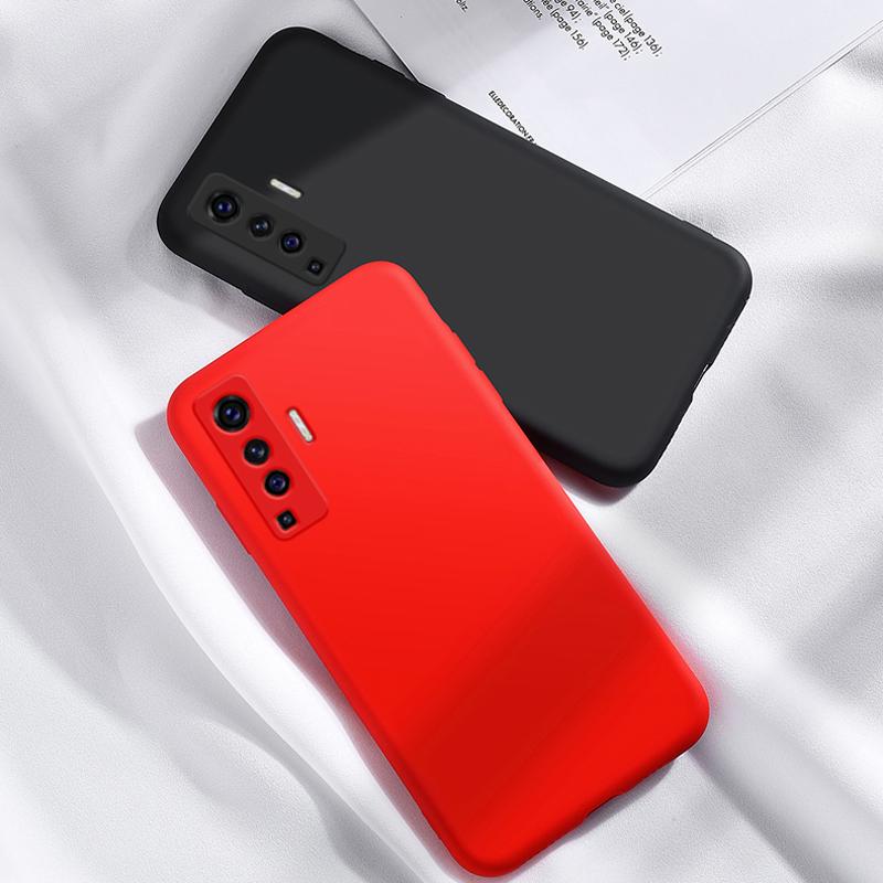 For Vivo X0 Pro Case Liquid Ultra Thin Silicone Shockproof Soft Case For Vivo X60 X60 Pro Plus Cover For Vivo X70 X70 Pro Plus