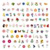 100 Flower Stickers Notebook Mobile Phone Luggage Flower Flower Leaf Xiaoqing Graffiti Sticker