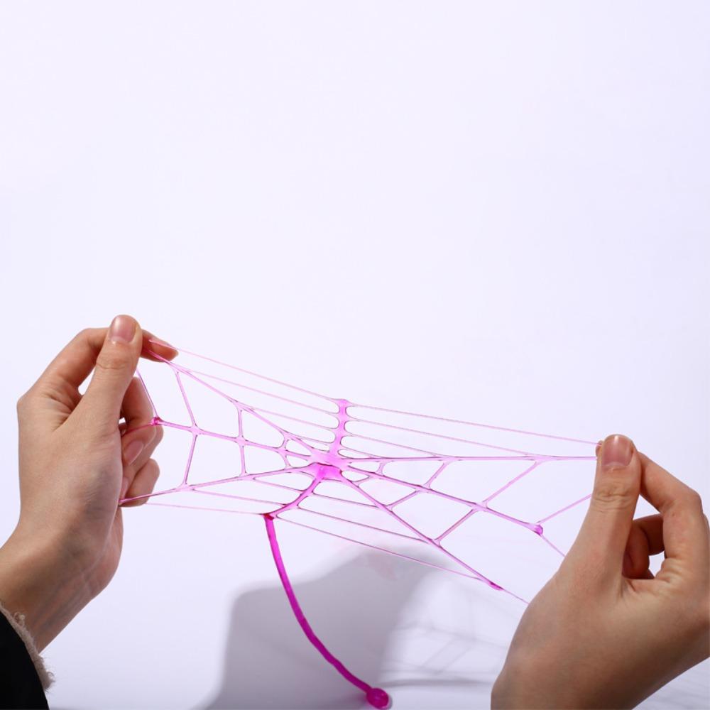 Favor Climbing Tricky Gag Toys 10Pcs Elastically Stretchable Spider Web  Birthday Party Favors