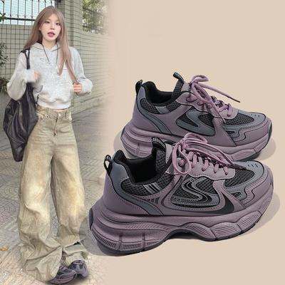 Veelzijdige Platform Dad-stijl Schoenen voor Dames - Nieuwe Stijl, Casual, Ademend, Sportschoenen