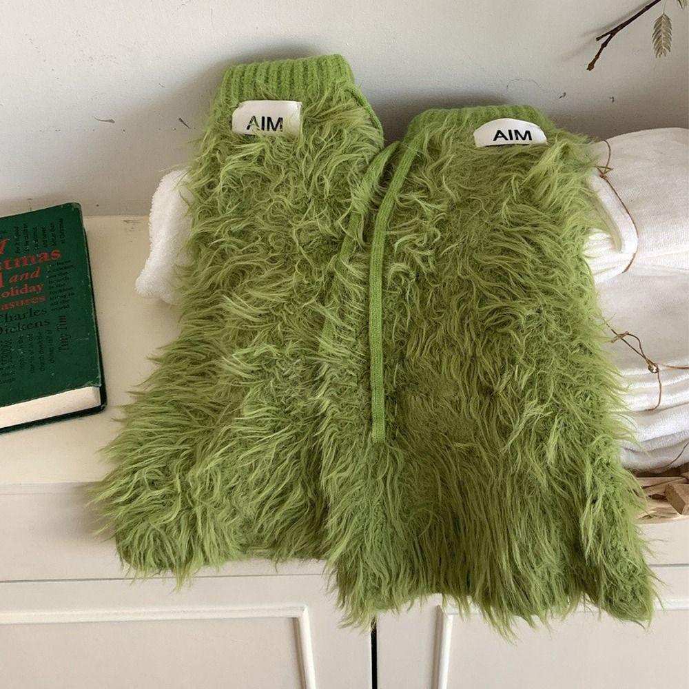 Jambères nores en fausse fourrure, Surbottes blanches, Couvre-bottes