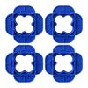 1/4/6Pcs Thickened 4-in-1 Multi-Size Deck Spacer Tool Plastic Reusable Floor Seam Width Tool Multi-function Deck Spacers