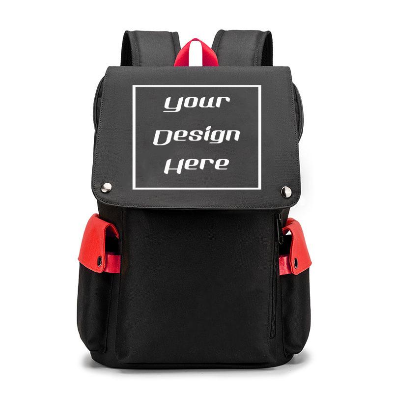 Fashion Customized Printing Backpack  Cute Primary School And Middle School  Youth Travel Shoulder Bag