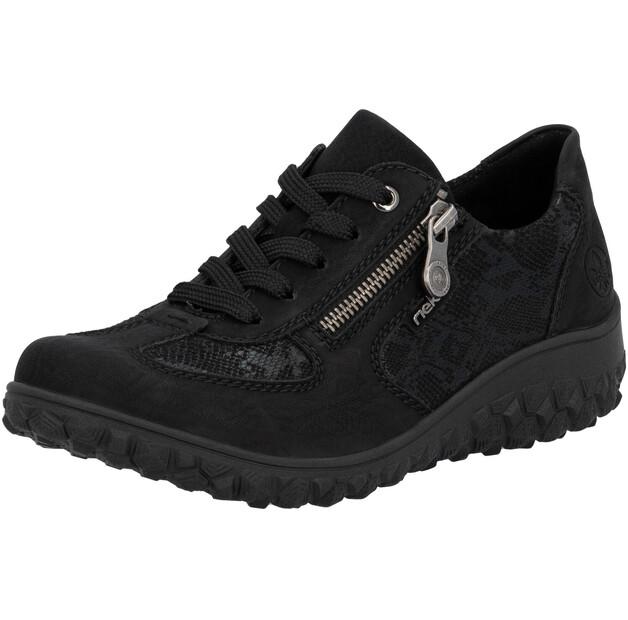 Women's Ankle Boots Rieker Black-reptil