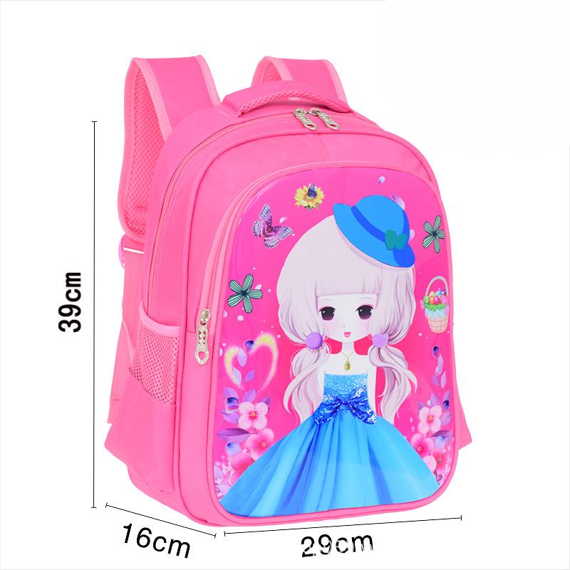 New Cartoon Cute School Backpacks For First And Second Grade Primary School Students Girls' Children'S Double Shoulder Backpacks