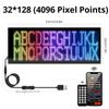 LED Pixels Matrix Panel Flexible Screen RGB Bluetooth APP Car Advertising LED Sign DIY Scrolling Text Animation Night Light