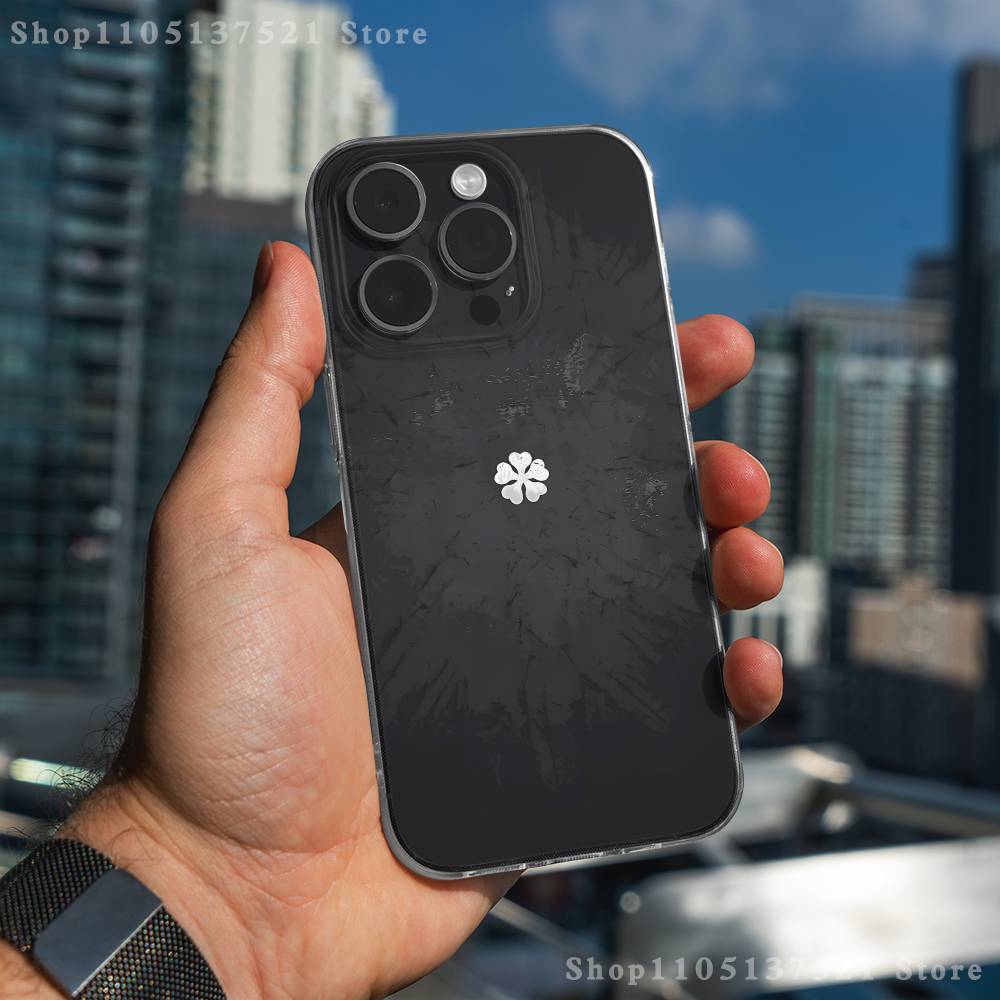 Black C-Clover A-Asta Phone Case For iPhone 17,16,15,14,13,12,11 Pro,Max,Plus,X,XS,XR,SE4,E Mini Transparent Soft Cover