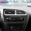 Carbon Fiber Dashboard Panel Sticker for Seat Leon 2005-2012 LHD RHD Air Conditioning Vent Trim