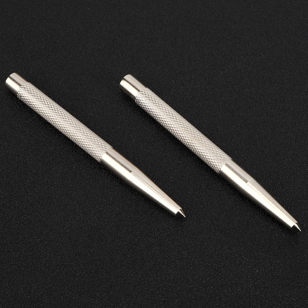 2Pcs Carbon Steel Positioning Center Punch