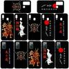 Phone Case for iPhone 17 16 15 Plus XR 16E Huawei P30 P20 Lite Redmi Note 14 12 11 13 Pro Max OPPO A60 A80 A40 A18 A38 Bushido Samurai Yin Yang Cover
