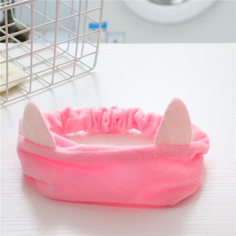 Cat Ears Hair Band Elastic Cat Makeup Face Mask Hair Cover Sports Scarf Bangs Scarf Headband