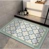 Light Luxury Retro Style Diatom Mud Floor Mat Bathroom Bathroom Water Absorption Quick Dry Door Mat Anti Slip Foot Mat Entry Door Mat
