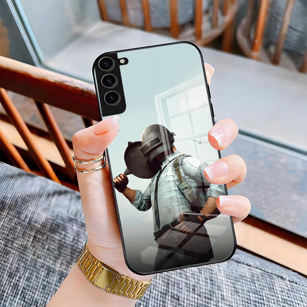 

Чехол для телефона PUBG Winner Chicken Dinner Для Samsung S26 S25 Plus S20 S20 Plus S22 Ultra S23 FE S21 Plus S21 Ultra Стеклянная крышка Samsung S26 Plus