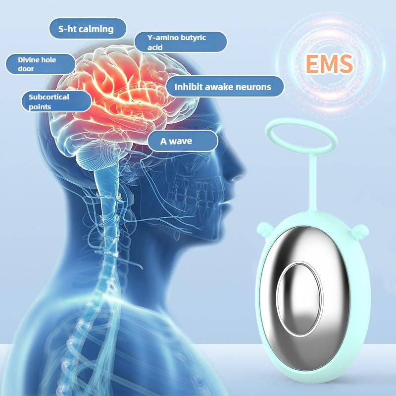 Smart Sömninstrument Ångestlindring Neuro Sömn Nerver Insomni Lugnande Apparat Pulsstimulering Handhållen Sömnstödapparat