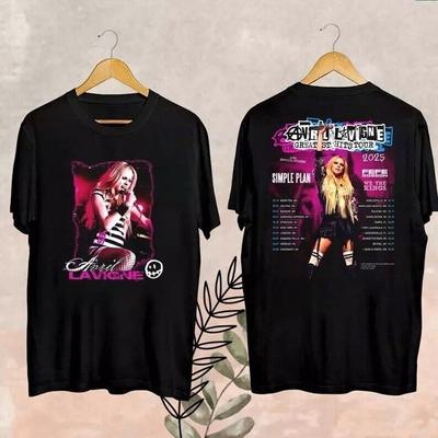NEW Avril Lavigne Greatest Hits 2025 Tour S To 5X T-Shirt