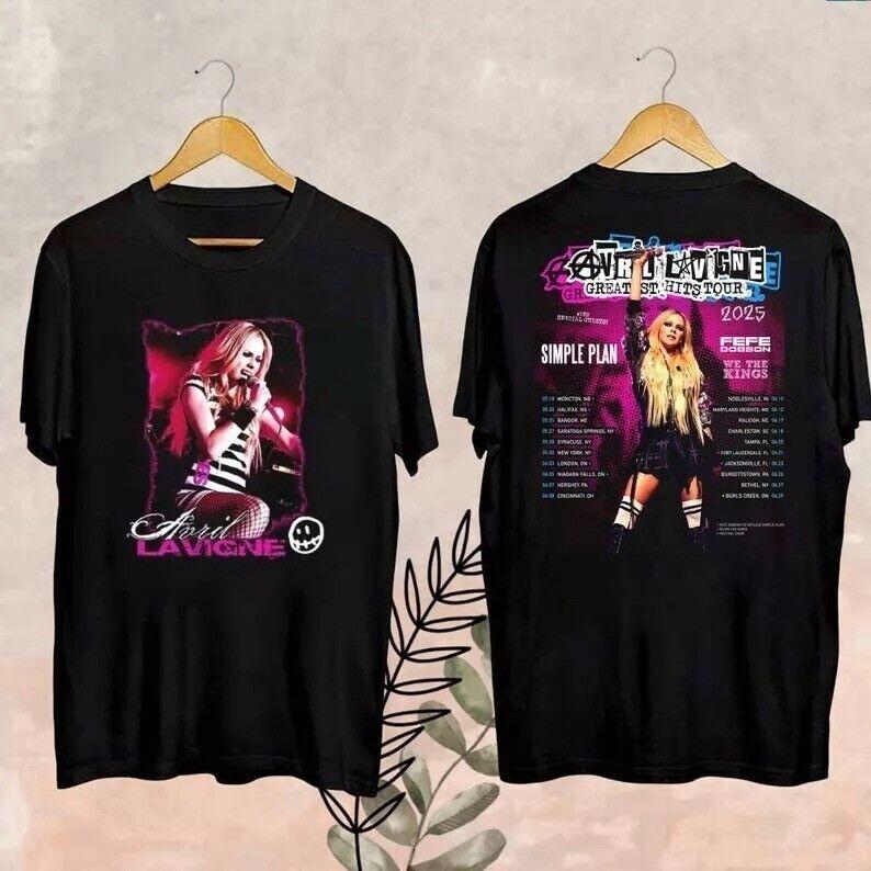 NEW Avril Lavigne Greatest Hits 2025 Tour S to 5X T-Shirt XXL