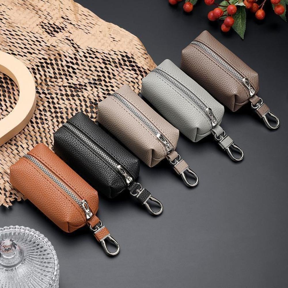 Zipper Coin Purse Multifunctional Key Holder Organizer Pouch Portable Car Key Bag  Men Women