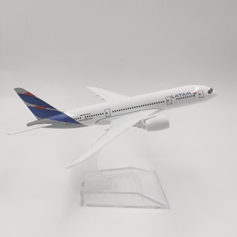 Jason Tutu 16Cm Latam Boeing 787 Aircraft Model Planel Airplane Diecast Metal Planes Collect Gifts