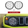 Car Front Headlight Cover Trim Head Lampshade Guard  Decoration Stickers for Suzuki Jimny 2019 2020 2021 2022 2023 Exterior Accessories