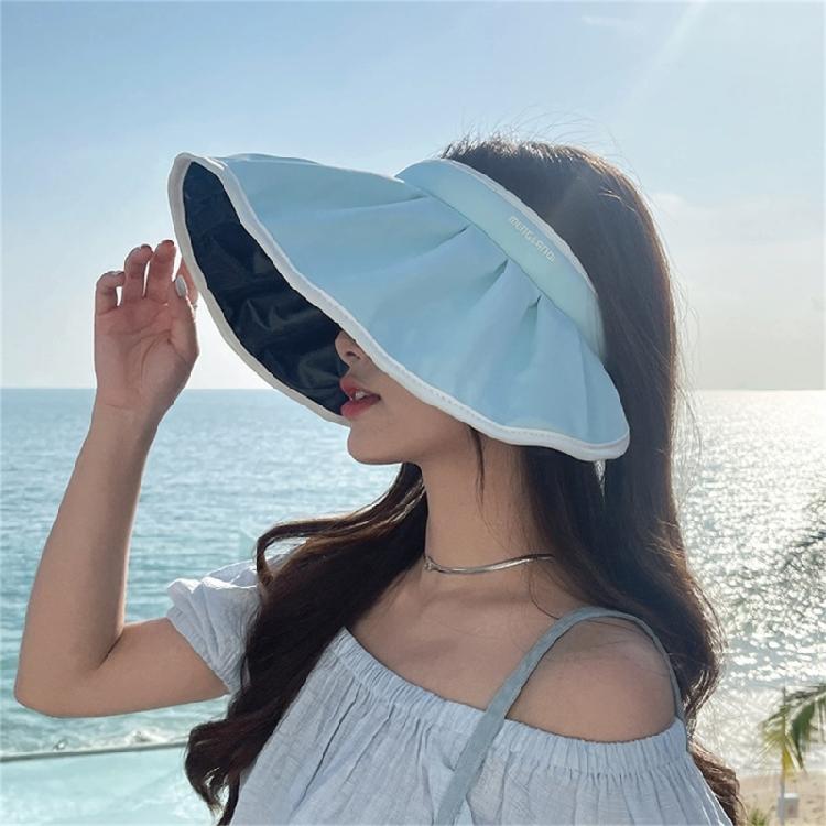 Summer Sun Visors Hat Women Visors Hat Women SunHat With Ponytail Hole Foldable