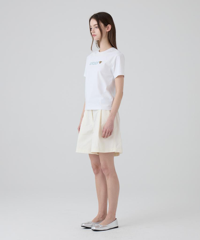 DANGLEDROP Dgdp Bermuda Cotton Shorts_Ivory
