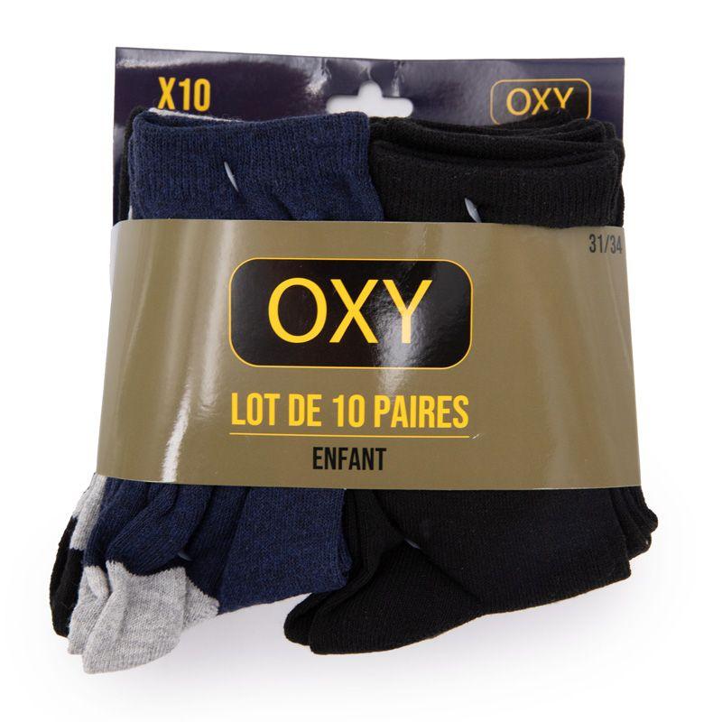 Set of 10 Pairs of Mixed Cotton Socks Libero Child OXY