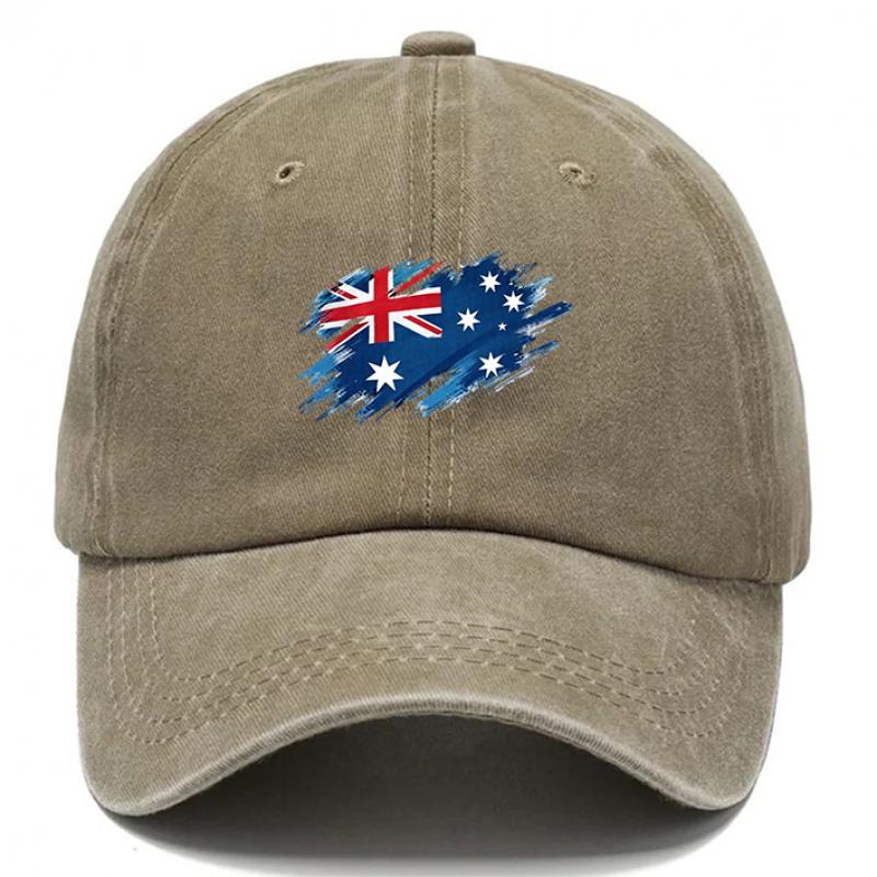 British Style Printed Hat Hats for Men Beach Hat for Women Breathable Baseball Caps Outdoor Casual Hat Adjustable DAD Hats